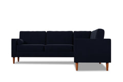 Samson 2pc L-Sectional Sofa :: Leg Finish: Pecan