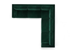 Samson 2pc L-Sectional Sofa :: Leg Finish: Espresso
