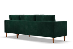 Samson 2pc L-Sectional Sofa :: Leg Finish: Pecan
