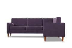Samson 2pc L-Sectional Sofa :: Leg Finish: Pecan
