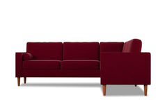 Samson 2pc L-Sectional Sofa :: Leg Finish: Pecan