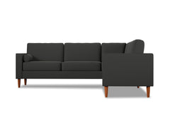 Samson 2pc L-Sectional Sofa :: Leg Finish: Pecan