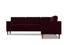 Samson 2pc L-Sectional Sofa :: Leg Finish: Pecan