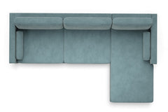 Samson 2pc Sectional Sofa :: Leg Finish: Natural / Configuration: RAF - Chaise on the Right