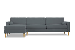 Samson 2pc Sectional Sofa :: Leg Finish: Natural / Configuration: LAF - Chaise on the Left