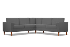 Samson 2pc L-Sectional Sofa :: Leg Finish: Pecan