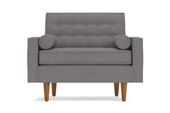 Saturn Chair :: Leg Finish: Pecan