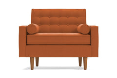 Saturn Chair :: Leg Finish: Pecan