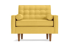 Saturn Chair :: Leg Finish: Pecan