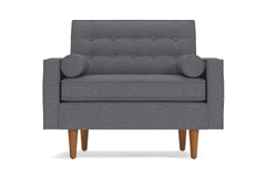 Saturn Chair :: Leg Finish: Pecan