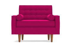 Saturn Chair :: Leg Finish: Pecan
