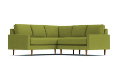Scott 2pc L-Sectional Sofa :: Leg Finish: Pecan