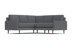 Scott 2pc L-Sectional Sofa :: Leg Finish: Pecan