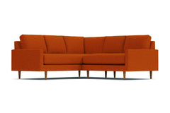 Scott 2pc L-Sectional Sofa :: Leg Finish: Pecan