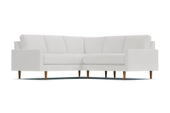Scott 2pc L-Sectional Sofa :: Leg Finish: Pecan
