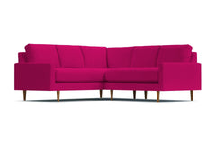 Scott 2pc L-Sectional Sofa :: Leg Finish: Pecan