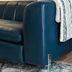 Midnight Teal Leather