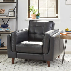 Steel Blue Leather