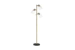 Stenton 3 Light Floor Lamp GOLD