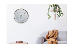 Structure Wall Clock by Cloudnola MARBLE