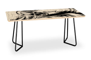 Swirl 1 Coffee Table by Dan Hobday Art