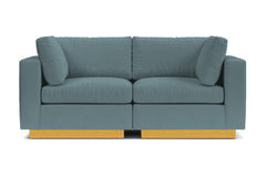 Taylor Plush 2pc Modular Sofa :: Leg Finish: Natural