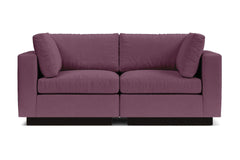 Taylor Plush 2pc Modular Sofa :: Leg Finish: Espresso