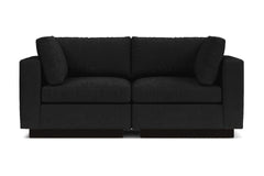 Taylor Plush 2pc Modular Sofa :: Leg Finish: Espresso