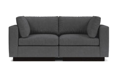 Taylor Plush 2pc Modular Sofa :: Leg Finish: Espresso