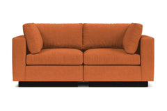 Taylor Plush 2pc Modular Sofa :: Leg Finish: Espresso