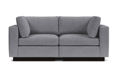 Taylor Plush 2pc Modular Sofa :: Leg Finish: Espresso