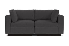 Taylor Plush 2pc Modular Sofa :: Leg Finish: Espresso