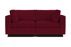 Taylor Plush 2pc Modular Sofa :: Leg Finish: Espresso