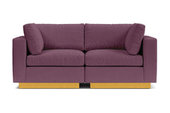 Taylor Plush 2pc Modular Sofa :: Leg Finish: Natural