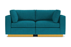 Taylor Plush 2pc Modular Sofa :: Leg Finish: Natural