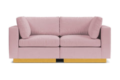 Taylor Plush 2pc Modular Sofa :: Leg Finish: Natural