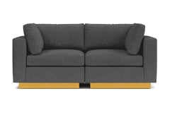 Taylor Plush 2pc Modular Sofa :: Leg Finish: Natural