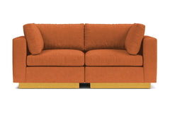 Taylor Plush 2pc Modular Sofa :: Leg Finish: Natural