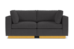 Taylor Plush 2pc Modular Sofa :: Leg Finish: Natural