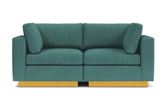 Taylor Plush 2pc Modular Sofa :: Leg Finish: Natural