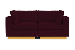 Taylor Plush 2pc Modular Sofa :: Leg Finish: Natural