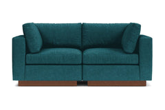 Taylor Plush 2pc Modular Sofa :: Leg Finish: Pecan