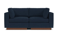 Taylor Plush 2pc Modular Sofa :: Leg Finish: Pecan