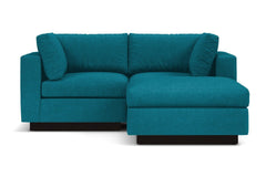 Taylor Plush 3pc Modular Reversible Chaise Sofa :: Leg Finish: Espresso