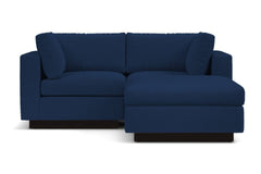 Taylor Plush 3pc Modular Reversible Chaise Sofa :: Leg Finish: Espresso