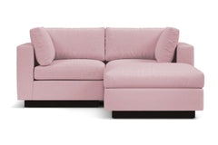 Taylor Plush 3pc Modular Reversible Chaise Sofa :: Leg Finish: Espresso