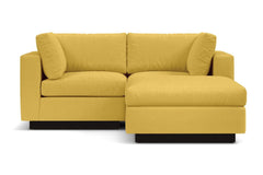 Taylor Plush 3pc Modular Reversible Chaise Sofa :: Leg Finish: Espresso