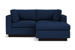 Taylor Plush 3pc Modular Reversible Chaise Sofa :: Leg Finish: Espresso