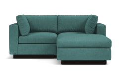 Taylor Plush 3pc Modular Reversible Chaise Sofa :: Leg Finish: Espresso