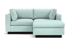Taylor Plush 3pc Modular Reversible Chaise Sofa :: Leg Finish: Espresso